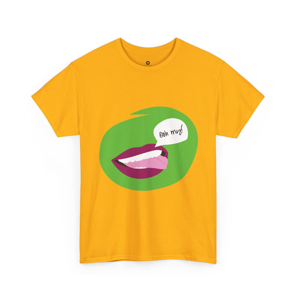 Graphic Tee — 'Bite Me!' Pop Art Lips T-Shirt