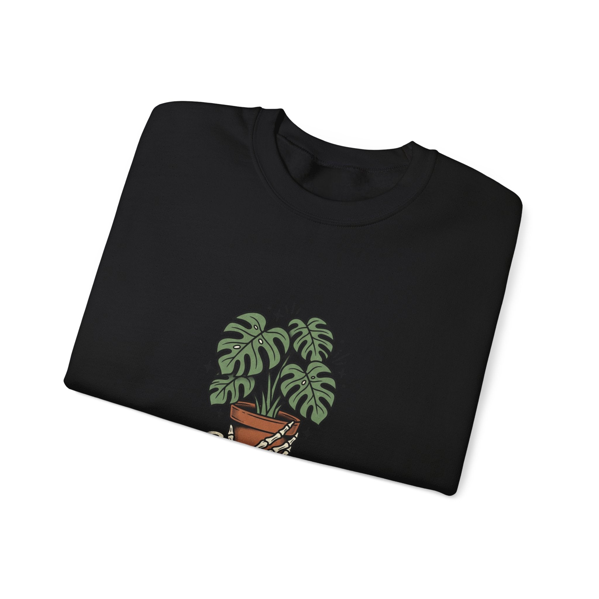 Plant Dad Tattoo-Inspired Sweatshirt | Traditional Flash Plant Lover Crew