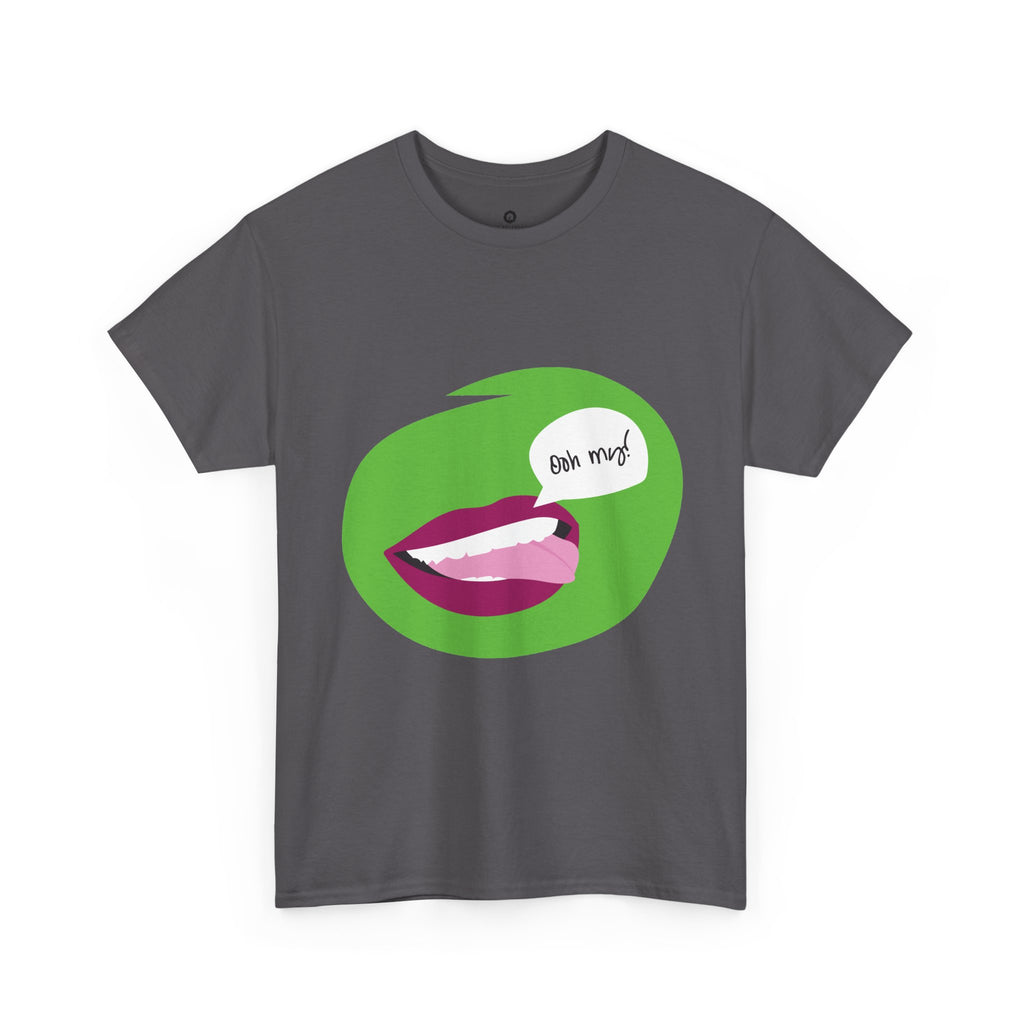 Graphic Tee — 'Bite Me!' Pop Art Lips T-Shirt