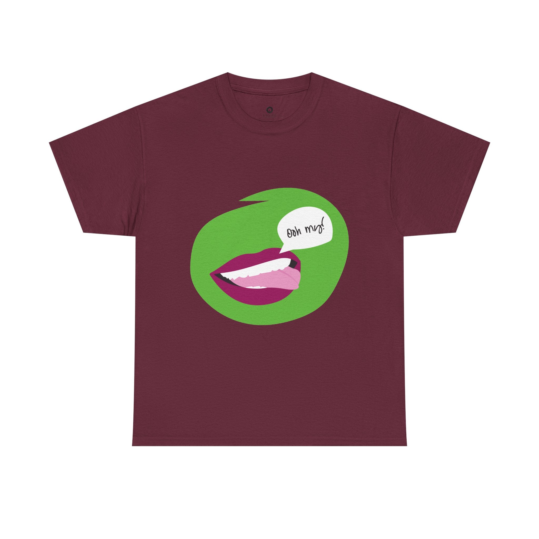 Graphic Tee — 'Bite Me!' Pop Art Lips T-Shirt