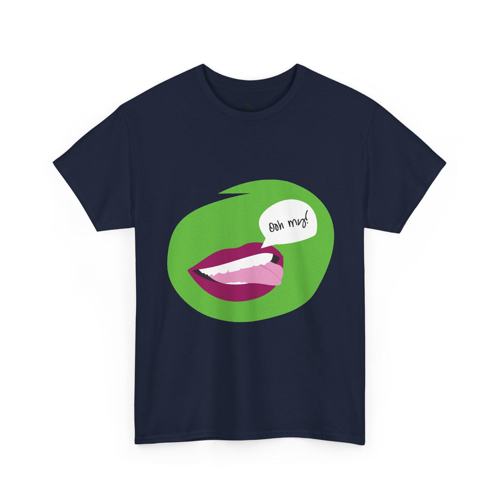 Graphic Tee — 'Bite Me!' Pop Art Lips T-Shirt