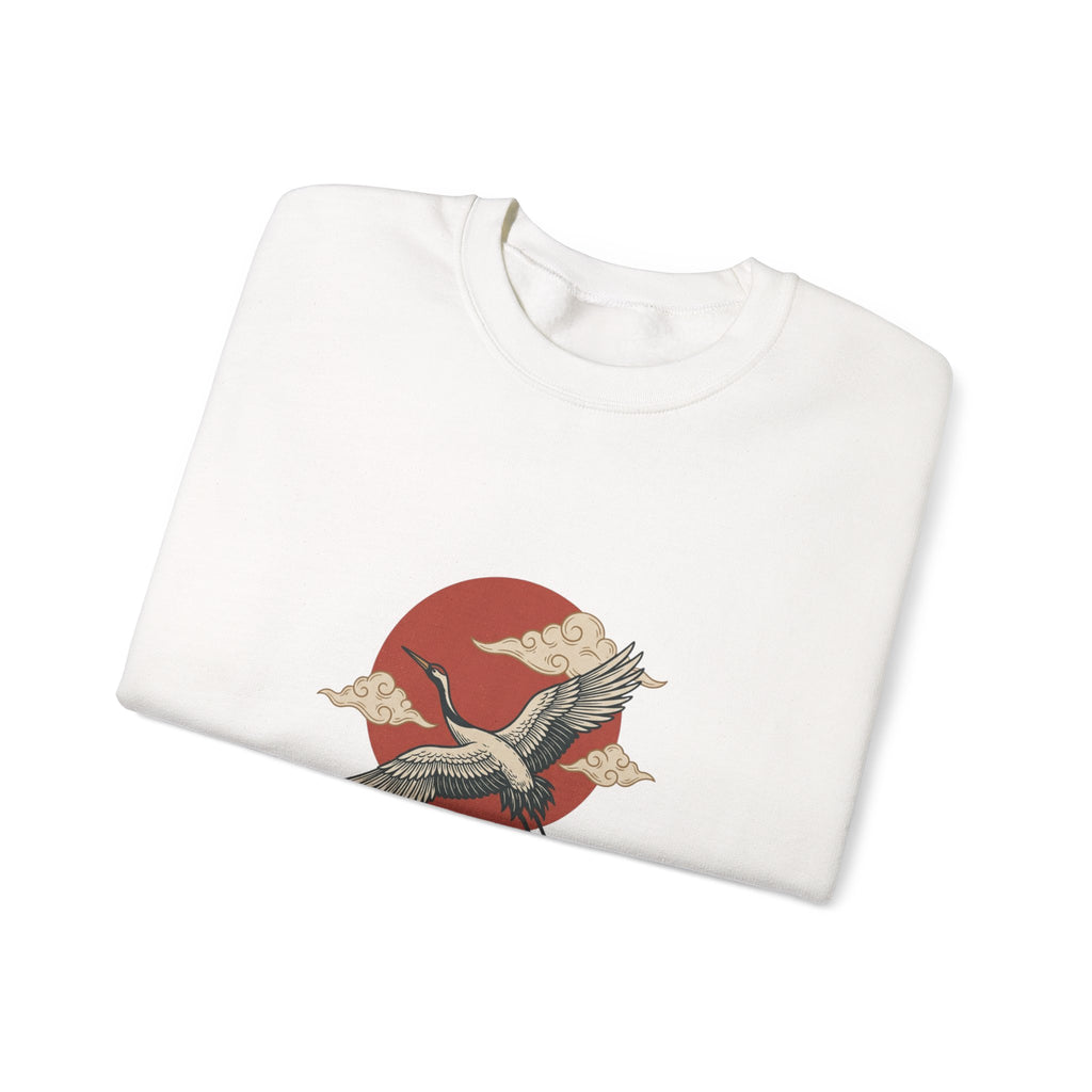 Traditional Tattoo Flying Duck Sweatshirt | Vintage Flash, Bold Outline