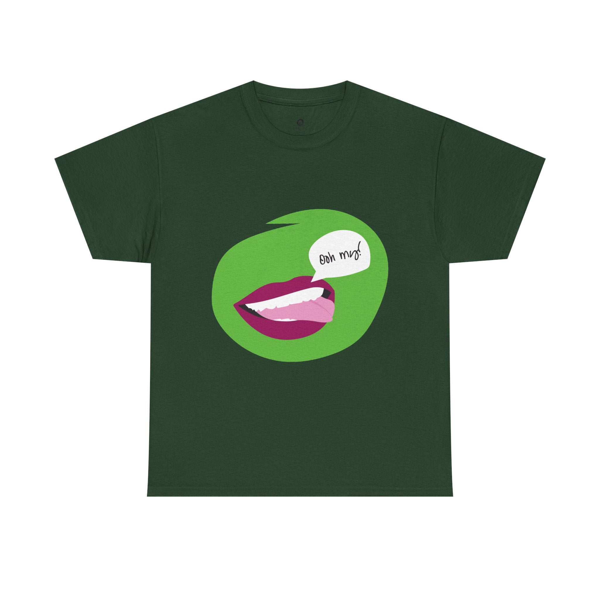 Graphic Tee — 'Bite Me!' Pop Art Lips T-Shirt