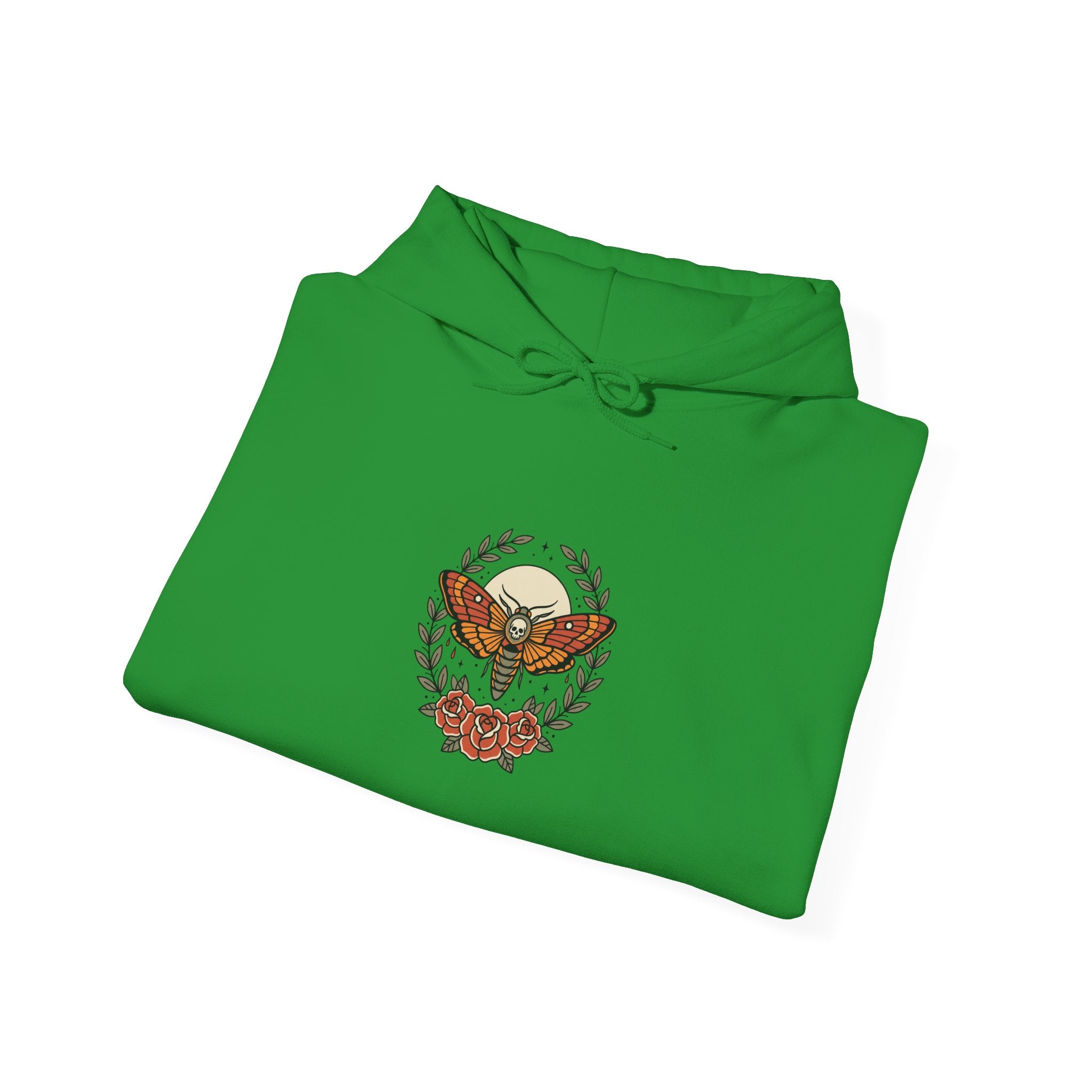 Vintage Eagle Crest Hoodie | Traditional Tattoo-Inspired, Flash Style