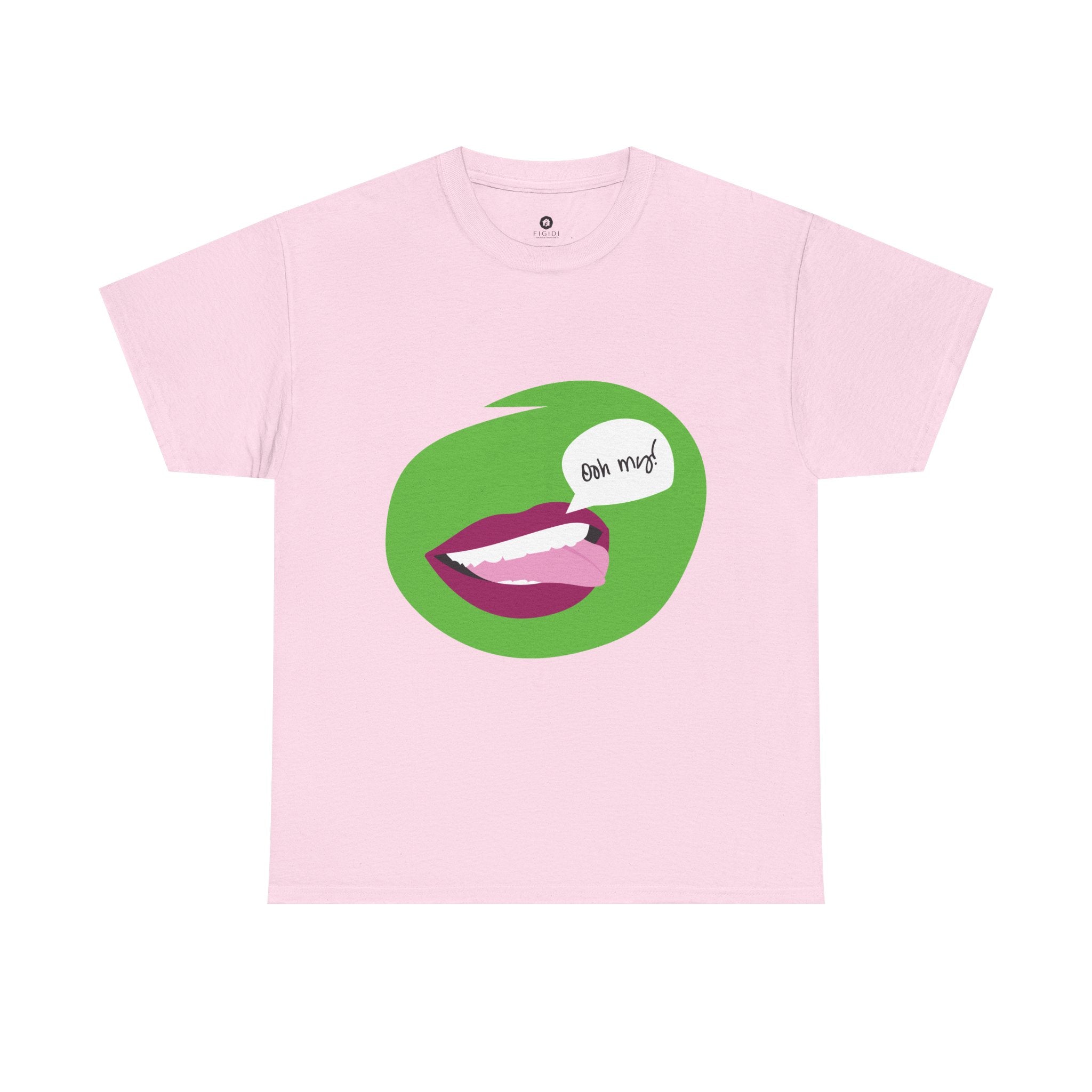 Graphic Tee — 'Bite Me!' Pop Art Lips T-Shirt