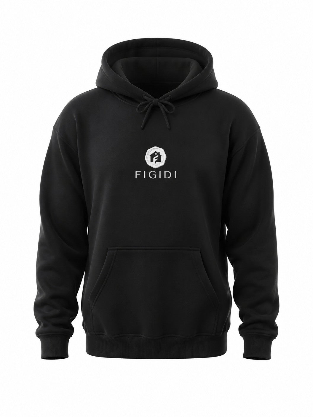 Hoodie — 'Life So Short' Minimal Logo Black Pullover