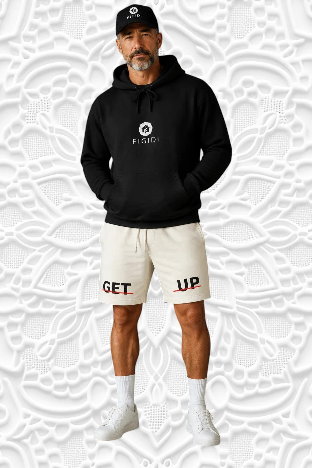 Hoodie — 'Life So Short' Minimal Logo Black Pullover